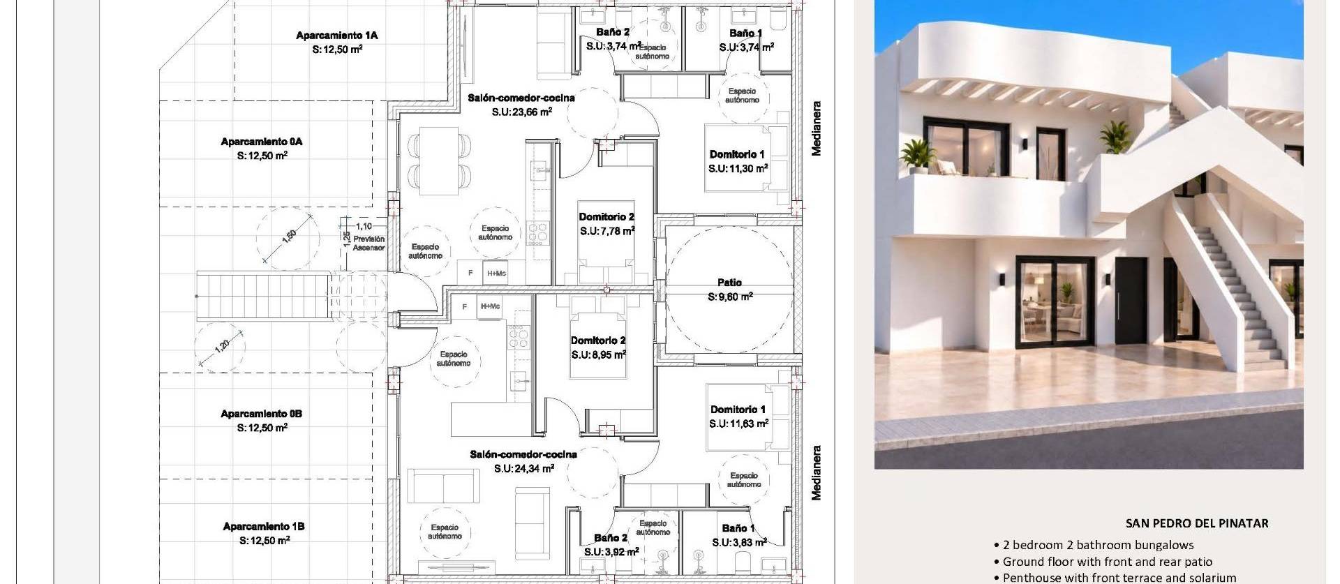 Nouvelle construction - Bungalow - San Pedro del Pinatar - Los Peñascos