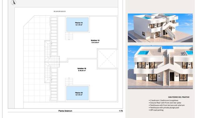 Nouvelle construction - Bungalow - San Pedro del Pinatar - Los Peñascos