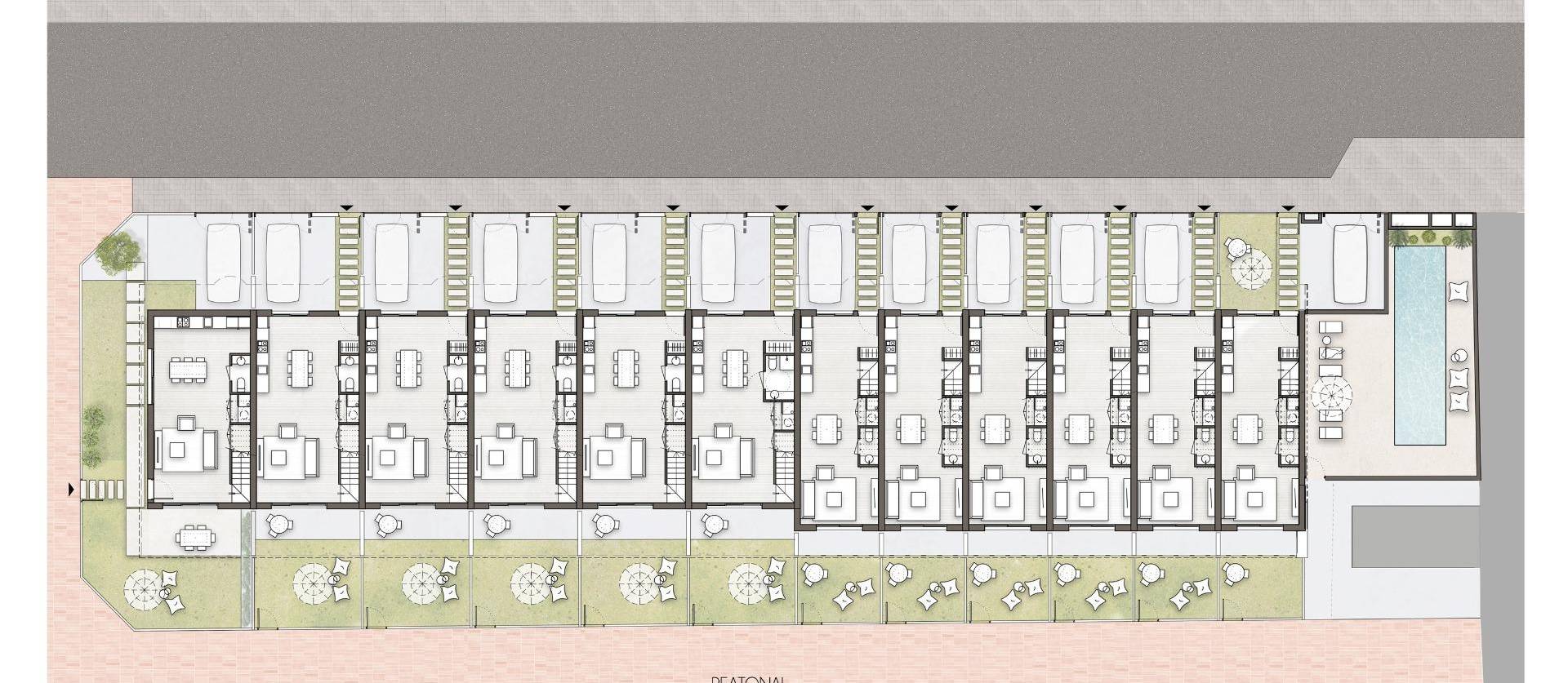 Nouvelle construction - Maison de ville - Pilar de la Horadada - pueblo